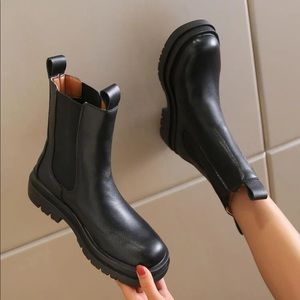 Black boots